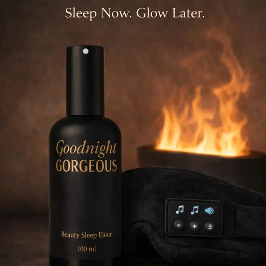 🤍 Gift For Mama To Be- Sleep now - glow later- flameless diffuser + sleep Elixir + sleep mask earphones Goodnight Gorgeous