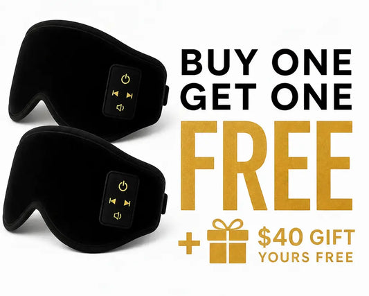 Buy One Get One Free Sound Asleep Mask with built in blue tooth ear phones Goodnight Gorgeous